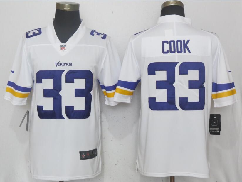 Men Minnesota Vikings #33 Cook White Vapor Untouchable Limited Player Nike NFL Jerseys